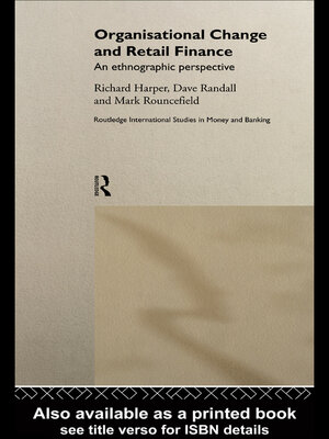 cover image of Organisational Change and Retail Finance